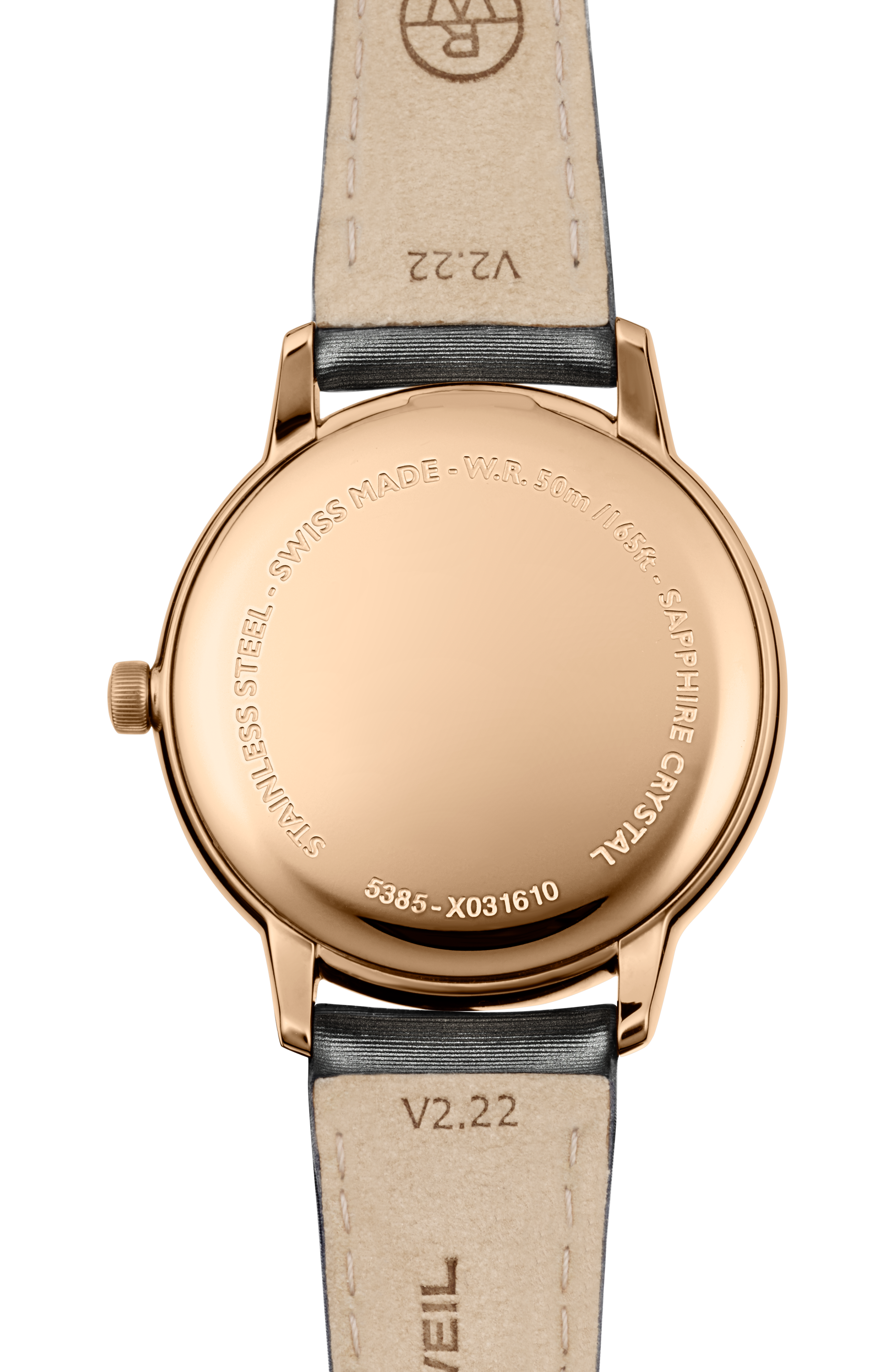 Toccata Ladies 80 Diamonds Grey Satin Quartz Watch, 34 mm