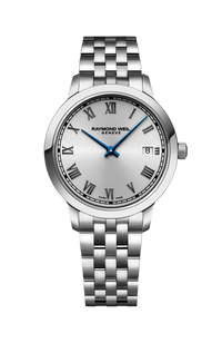 Toccata Ladies Silver Dial Stainless Steel Quartz Watch, 34 mm