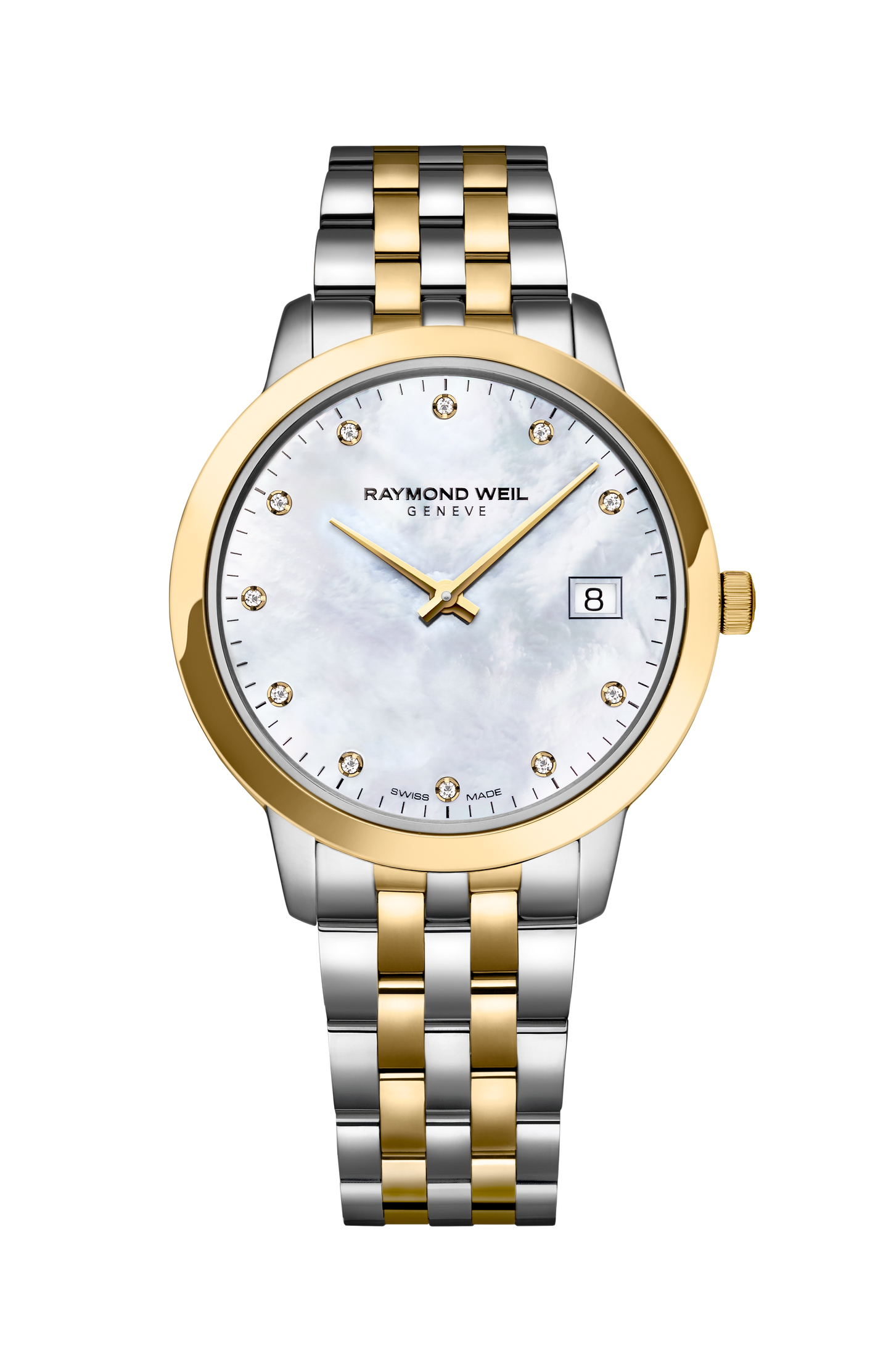 Toccata Ladies Quartz Two-tone Gold 11 Diamond Watch, 34mm