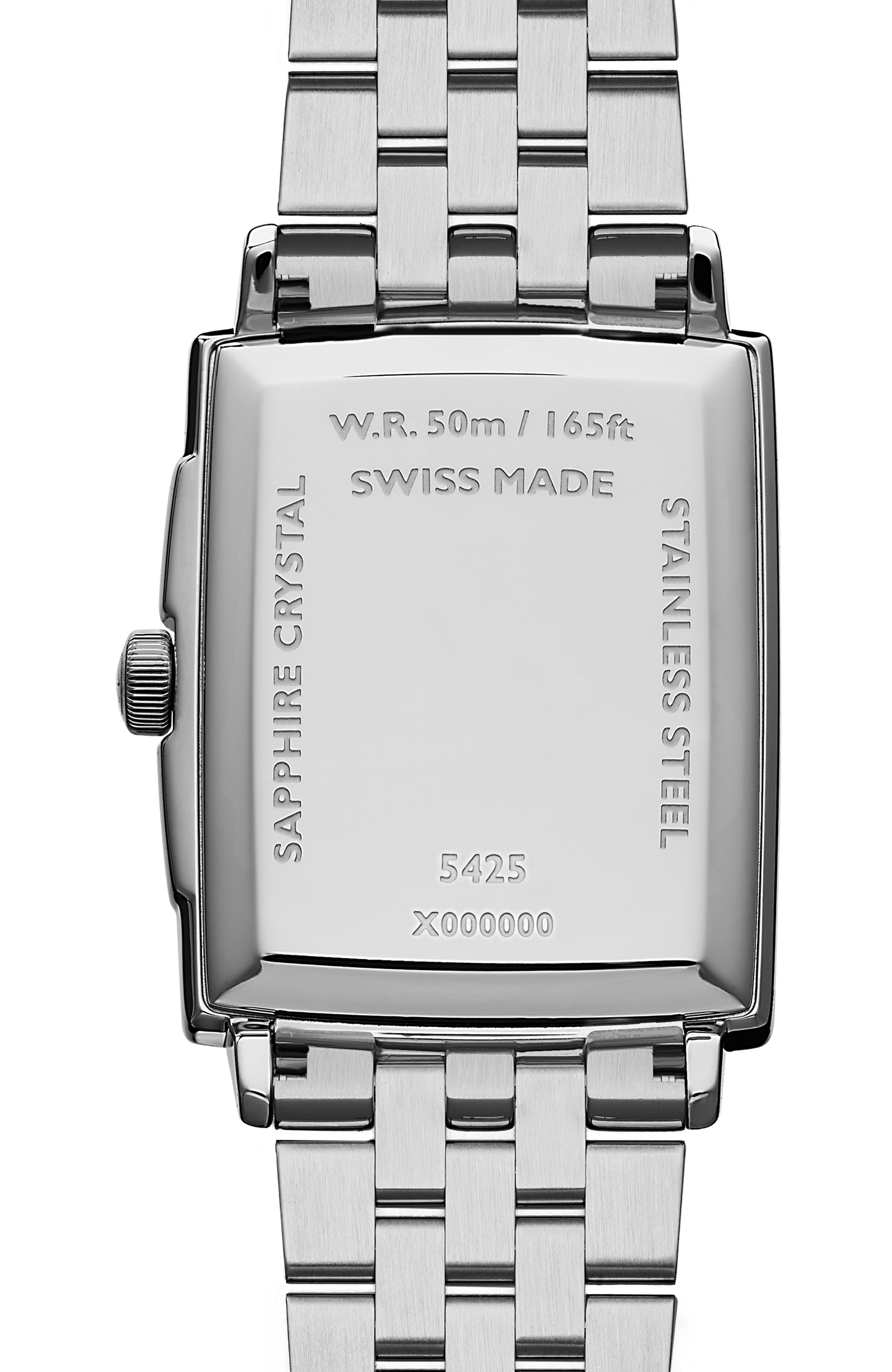 Toccata Men's Stainless Steel Square Quartz Watch, 37 x 29 mm