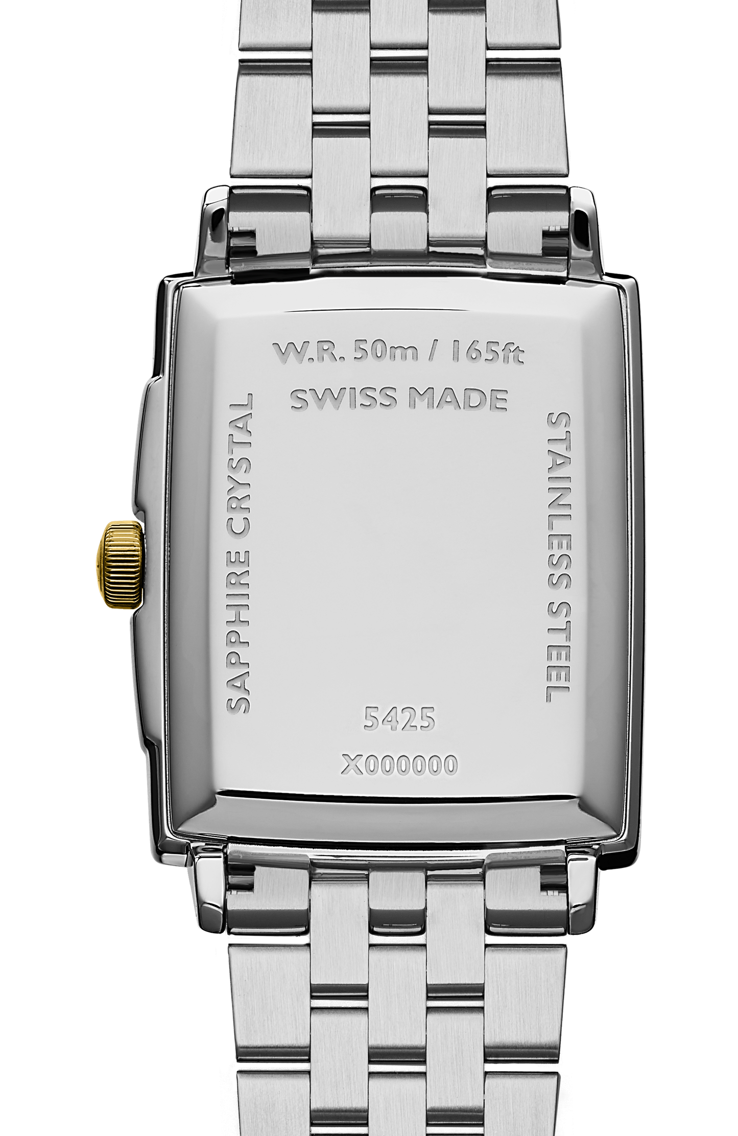 Toccata Men's Classic Rectangular Two-tone Quartz Watch, 37 x 29 mm