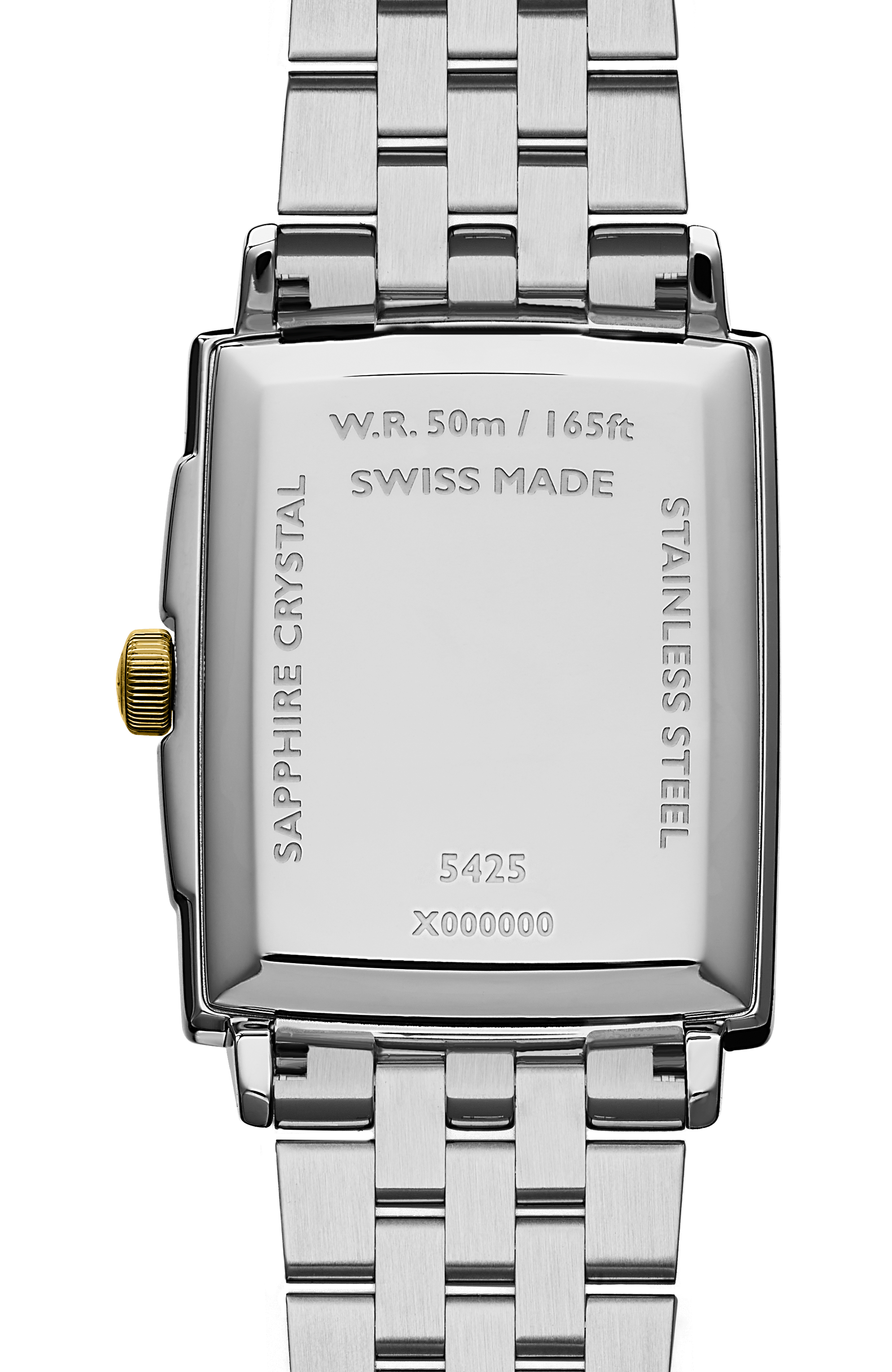 Toccata Men's Classic Rectangular Two-tone Quartz Watch, 37 x 29 mm