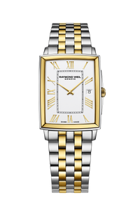 Toccata Men's Classic Rectangular Two-tone Quartz Watch, 37 x 29 mm
