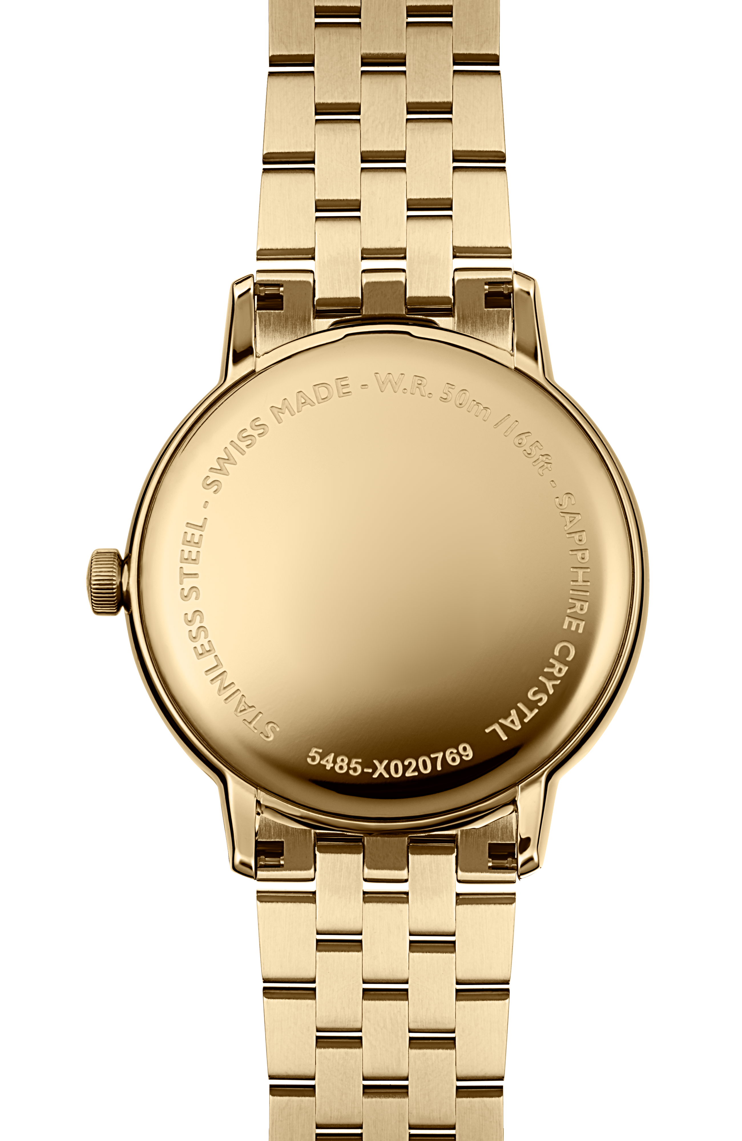Toccata Men's Classic Gold PVD White Dial Quartz Watch, 39 mm