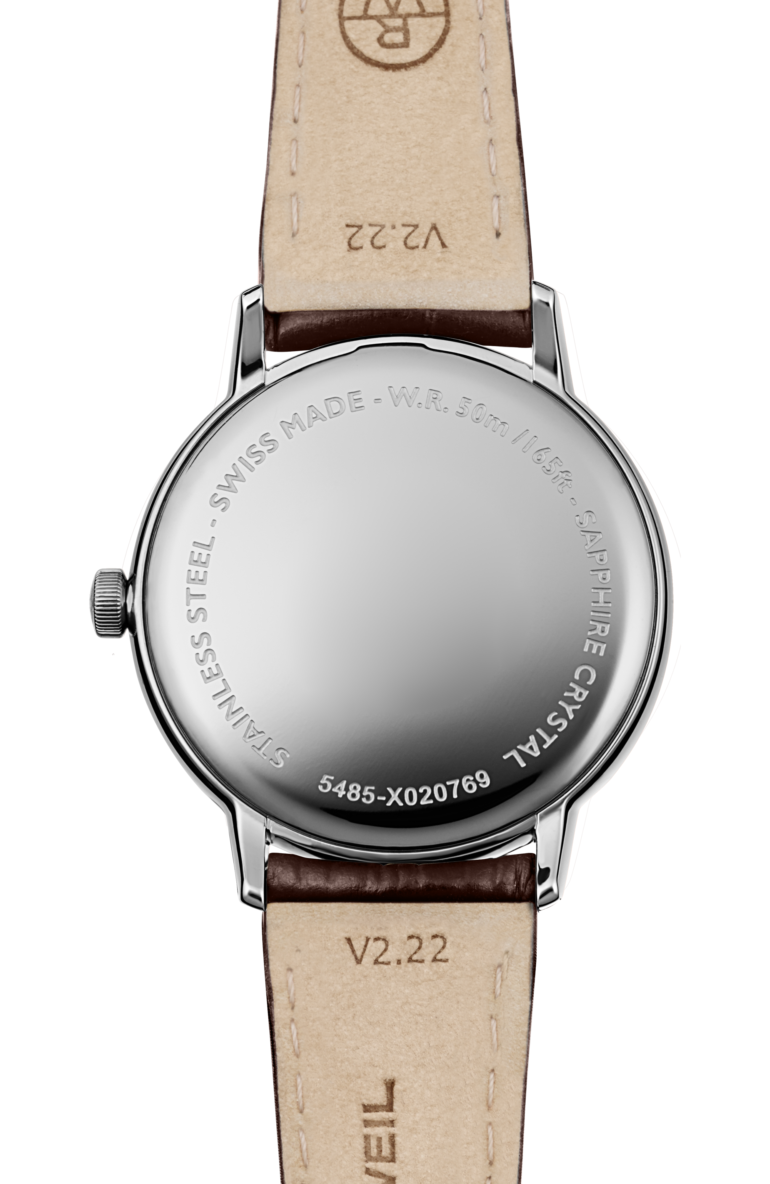 Toccata Men's Classic Brown Leather Strap Quartz Watch, 39mm