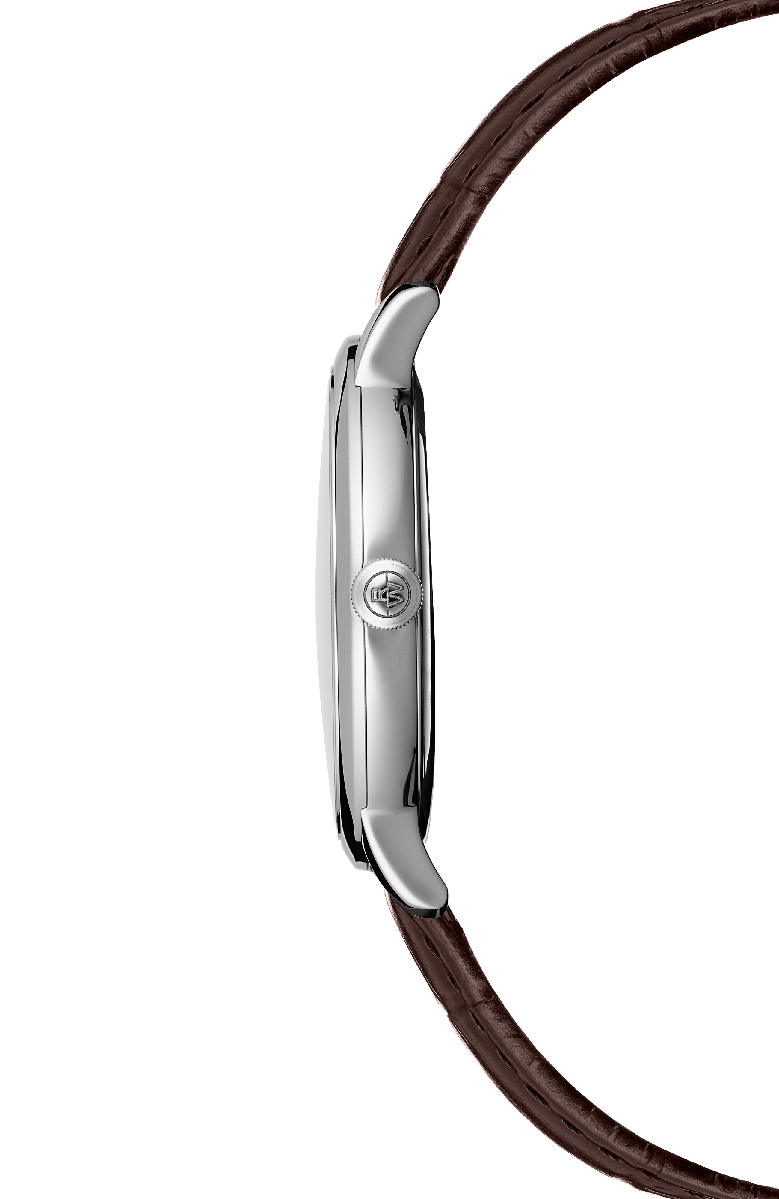 Toccata Men's Classic Brown Leather Strap Quartz Watch, 39mm