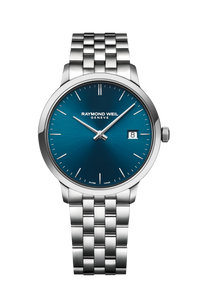 Toccata Men's Classic Steel Blue Dial Quartz Watch, 39 mm