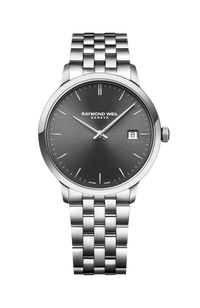 Toccata Men's Classic Steel Grey Dial Quartz Watch, 39 mm