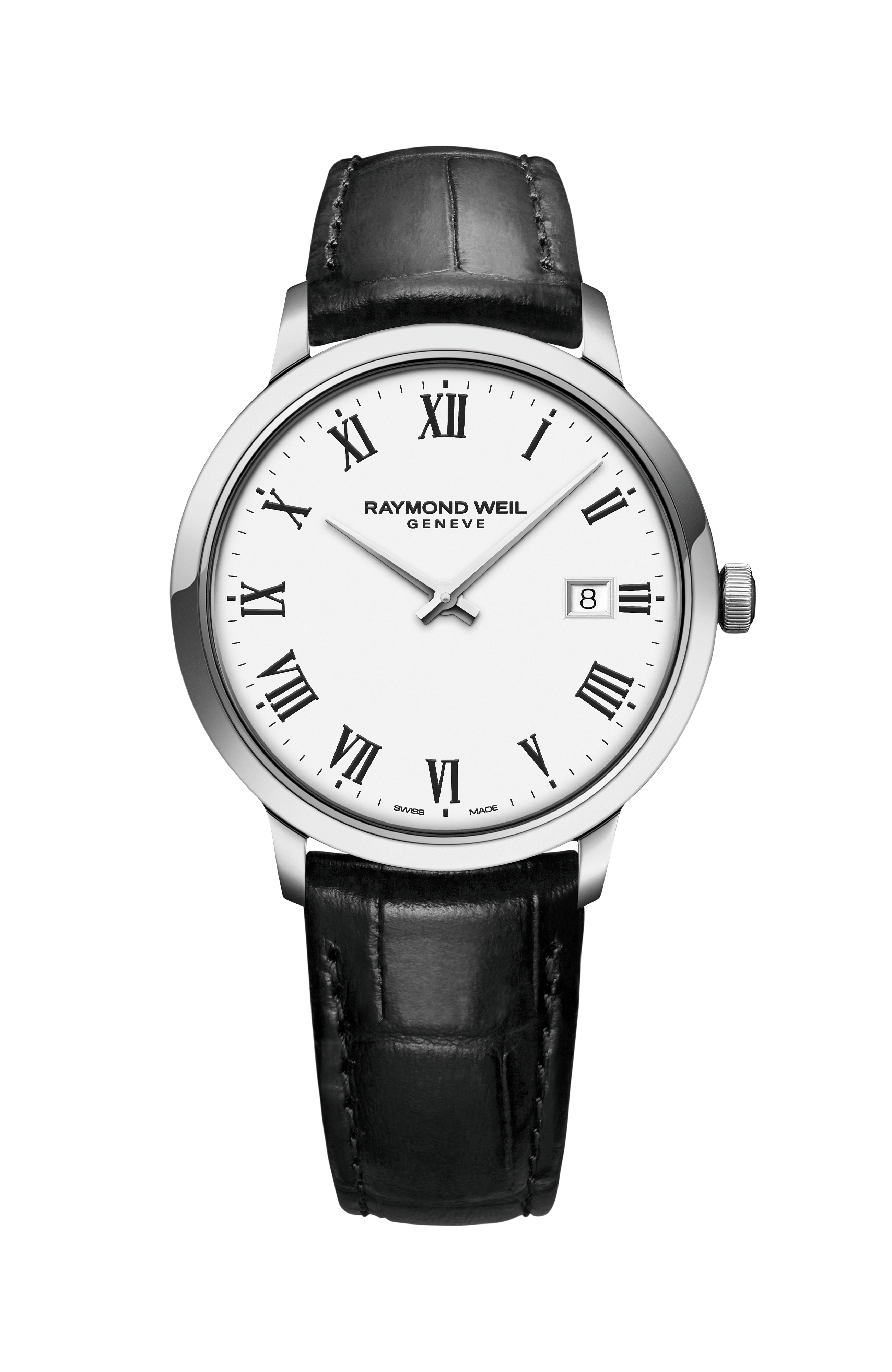 Toccata Men's Classic White Dial Quartz Watch, 39mm