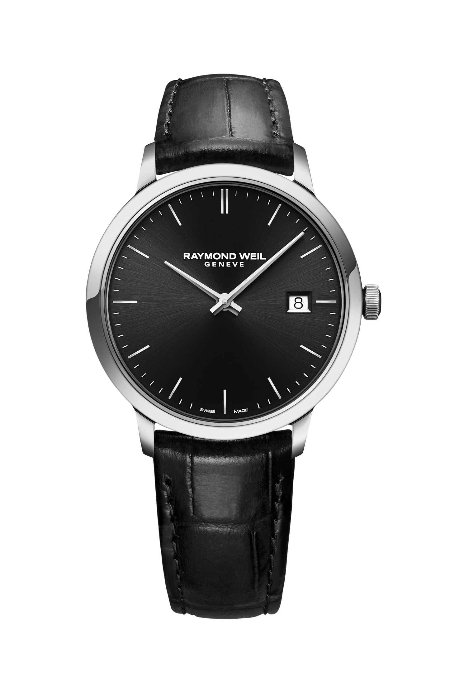 Toccata Men's Classic Black Dial Quartz Watch , 39mm