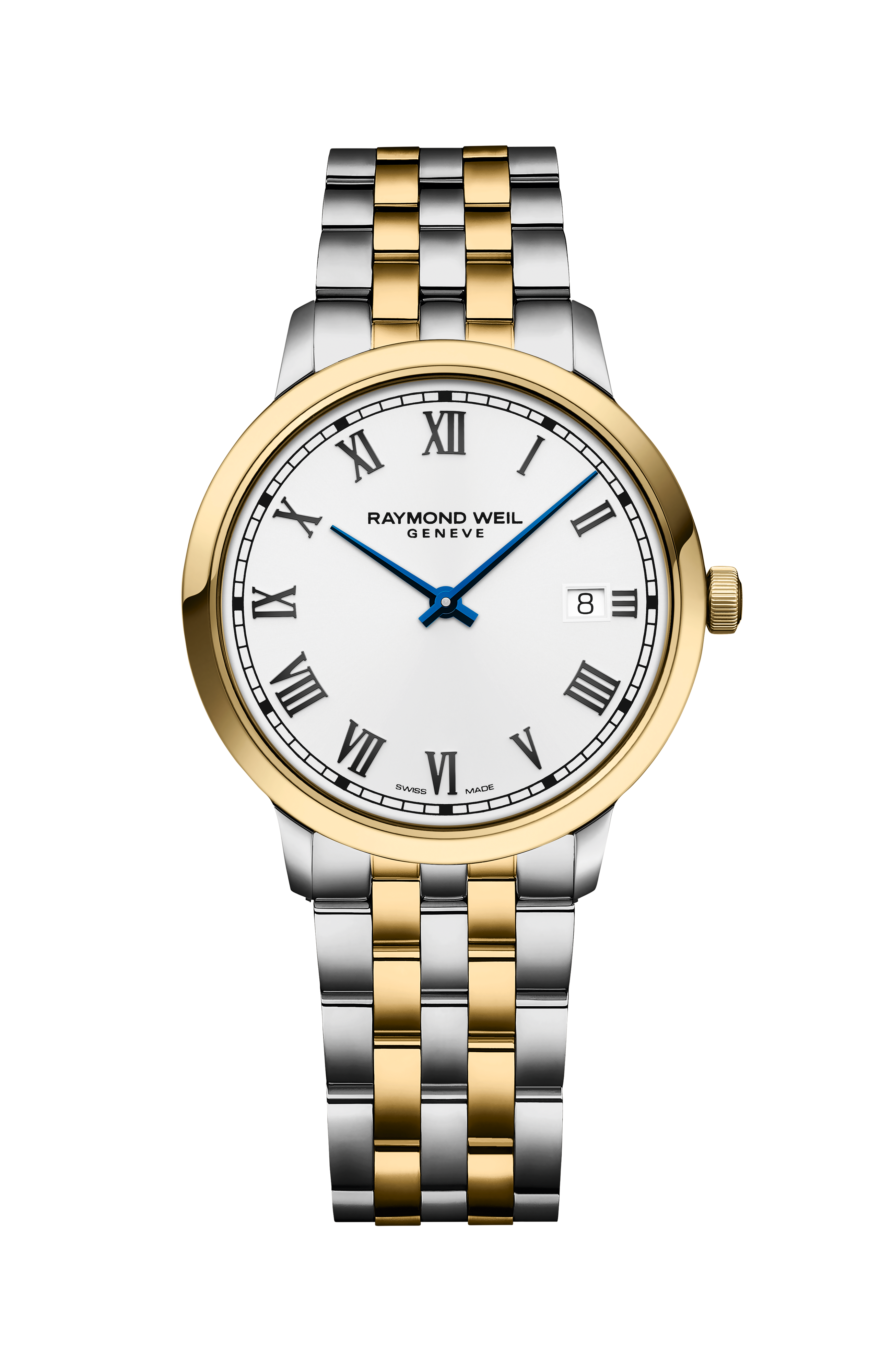 Toccata Men's Classic Two-Tone Gold PVD Quartz Watch, 39 mm