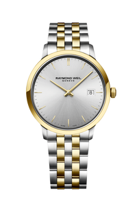 Toccata Men's Two-tone Silver Dial Quartz Watch, 39 mm