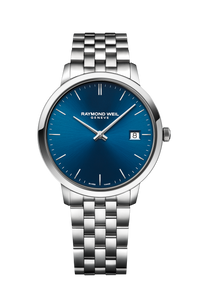Toccata Men's Classic Steel Blue Dial Quartz Watch, 42mm