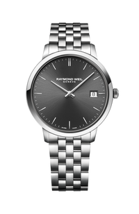 Toccata Men's Classic Steel Grey Dial Quartz Watch, 42mm