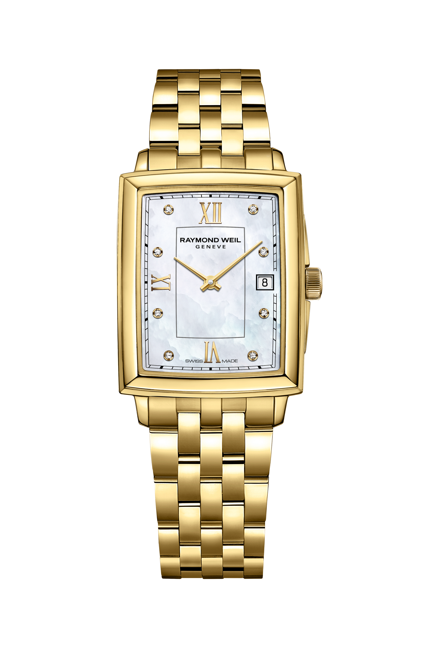 Toccata Ladies Gold Diamond Quartz Watch, 22 x 28 mm