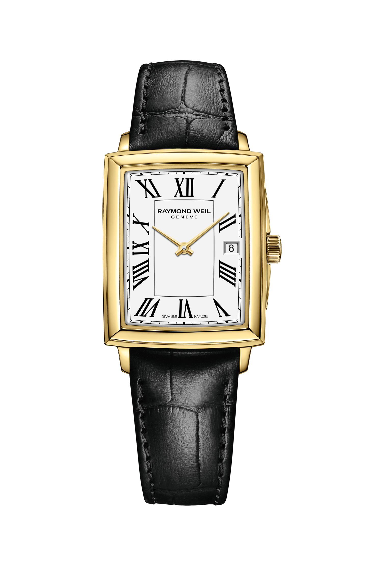 Toccata Ladies Gold Quartz Leather Watch, 22 x 28 mm