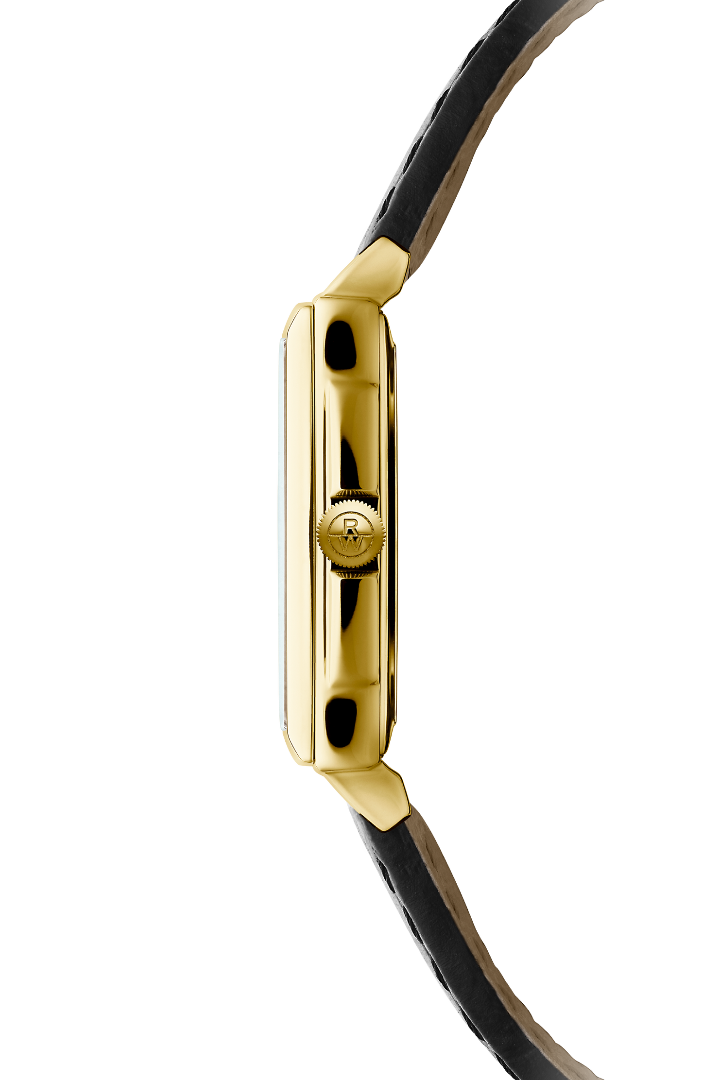 Toccata Ladies Gold Quartz Leather Watch, 22 x 28 mm