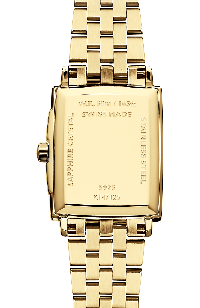 Toccata Ladies Champagne Dial Diamonds Quartz Watch,22 x 28 mm