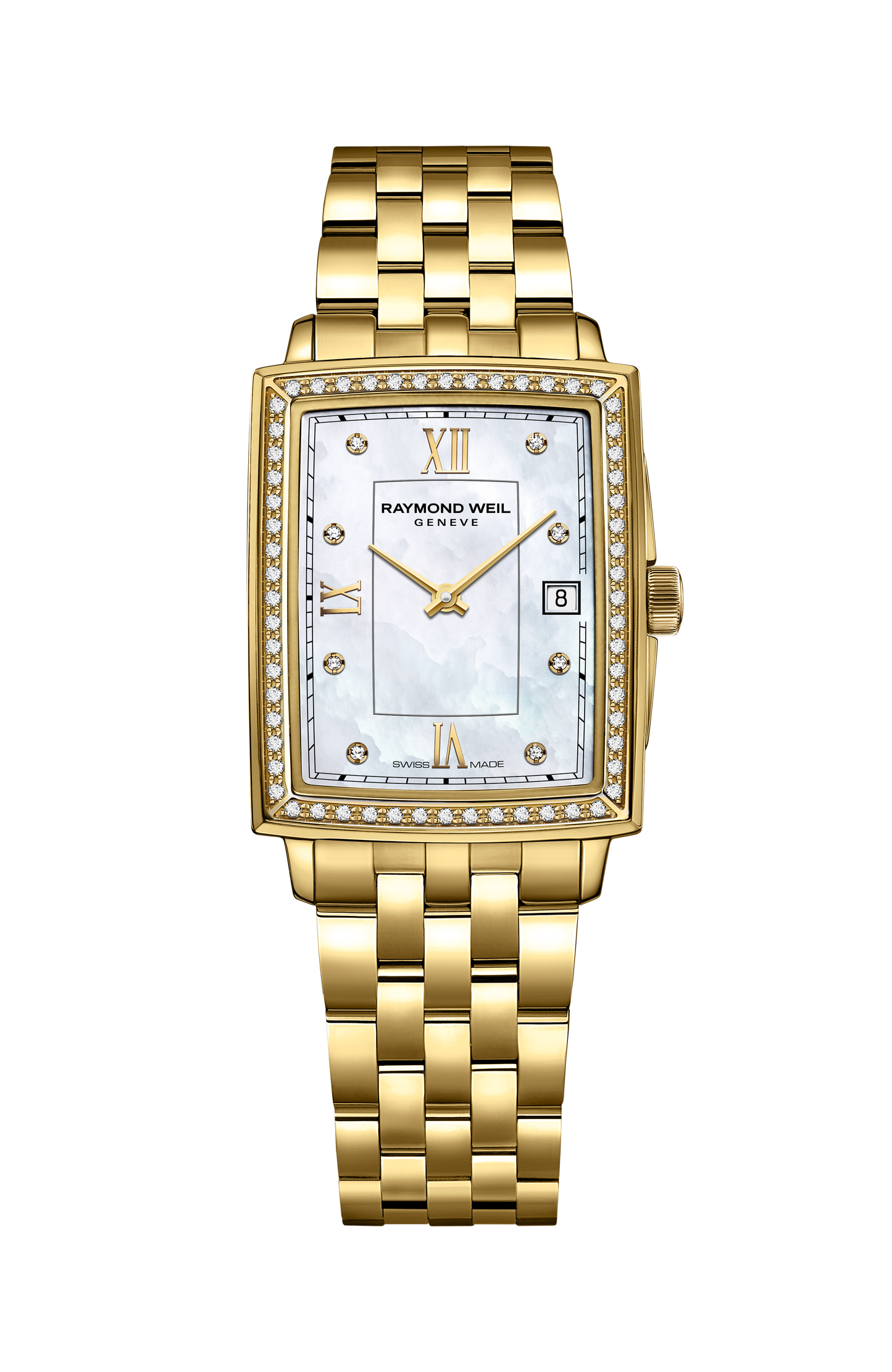 Toccata Ladies 68 diamonds Gold Quartz Watch, 22 x 28 mm