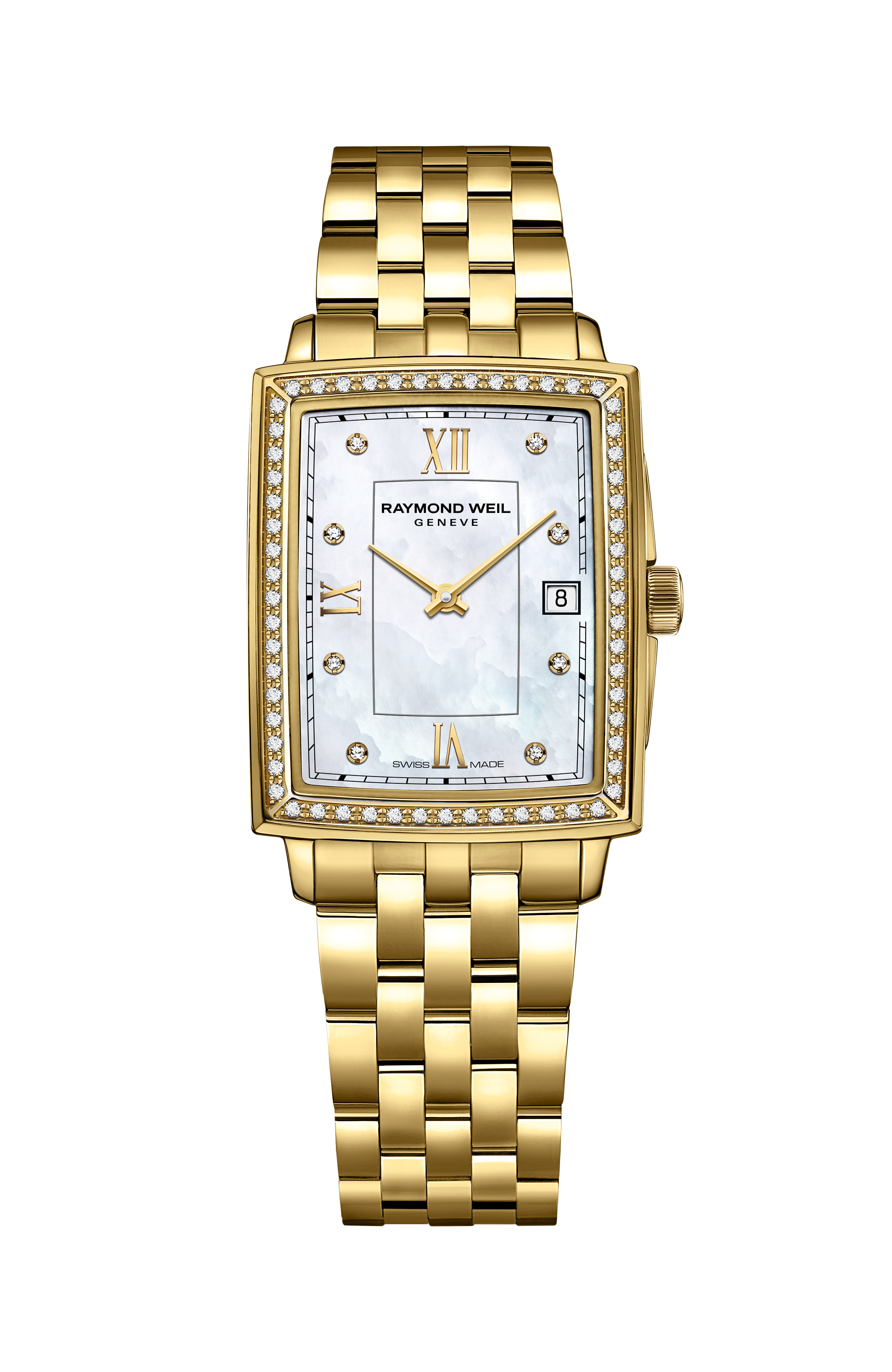Toccata Ladies 68 diamonds Gold Quartz Watch, 22 x 28 mm