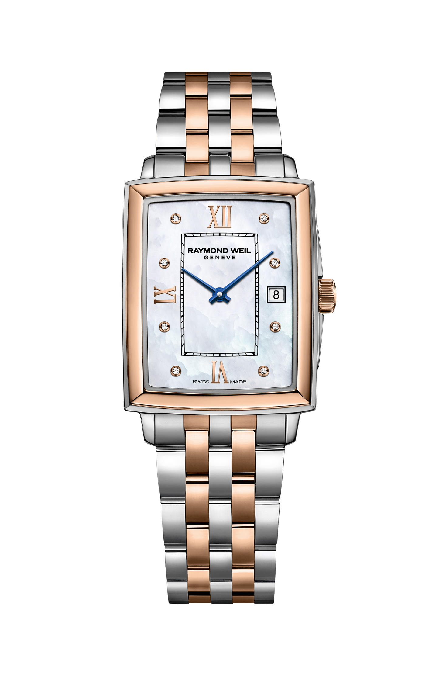 Toccata Ladies Two-tone Rose Gold Quartz Watch, 22 x 28 mm