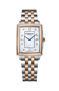 Toccata Ladies Two-tone Rose Gold Quartz Watch, 22 x 28 mm