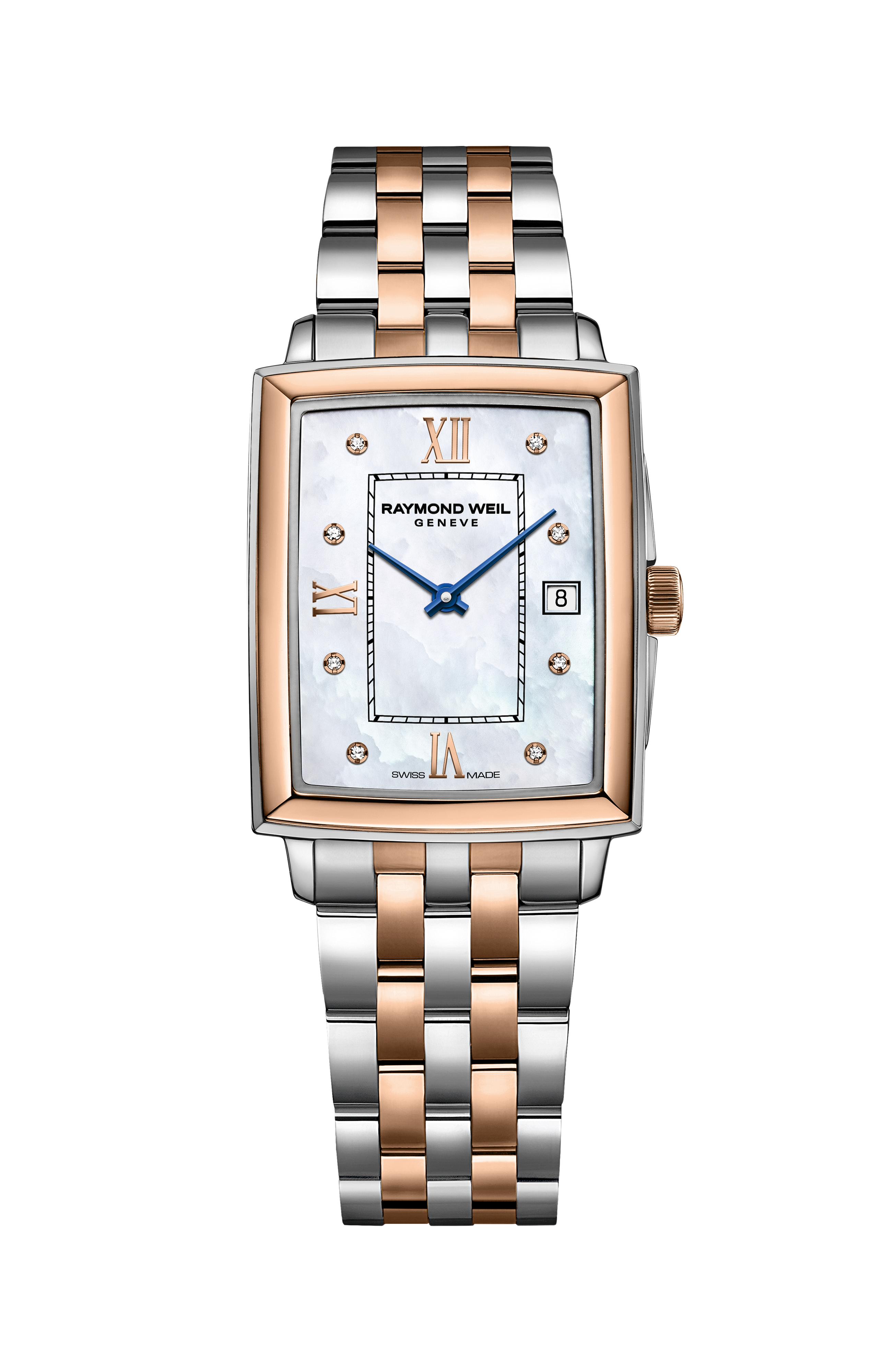 Toccata Ladies Two-tone Rose Gold Quartz Watch, 22 x 28 mm