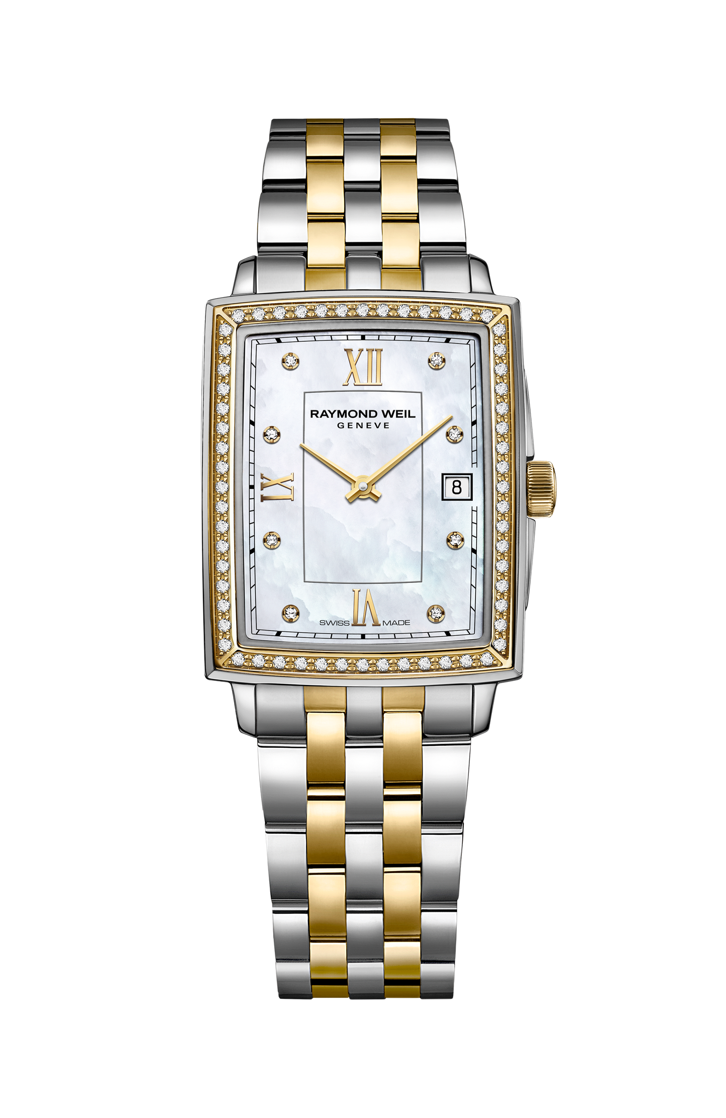Toccata Ladies 68 diamonds Two-tone Quartz Watch, 22 x 28 mm