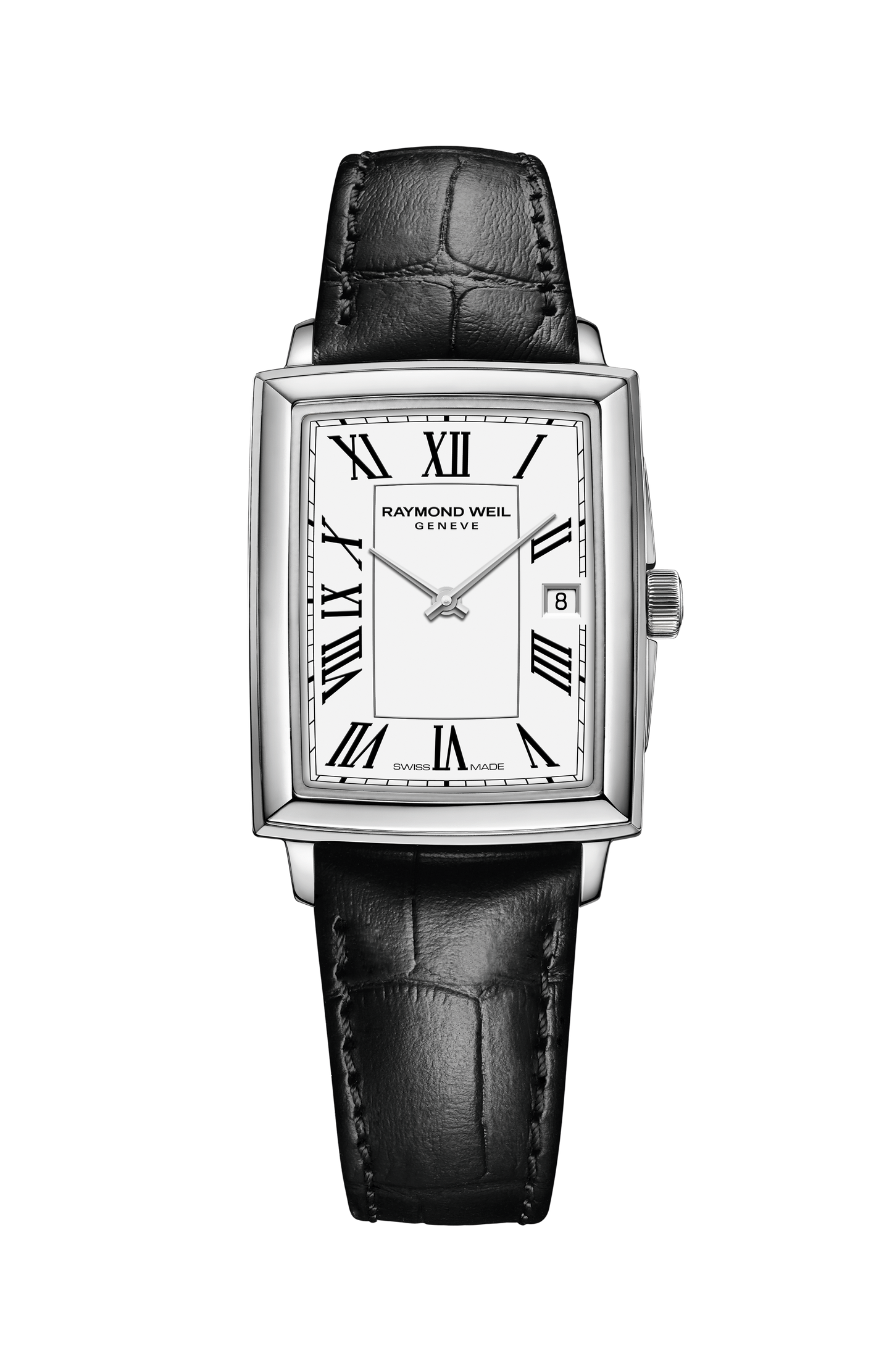 Toccata Ladies Stainless Steel Quartz Leather Watch, 22 x 28 mm