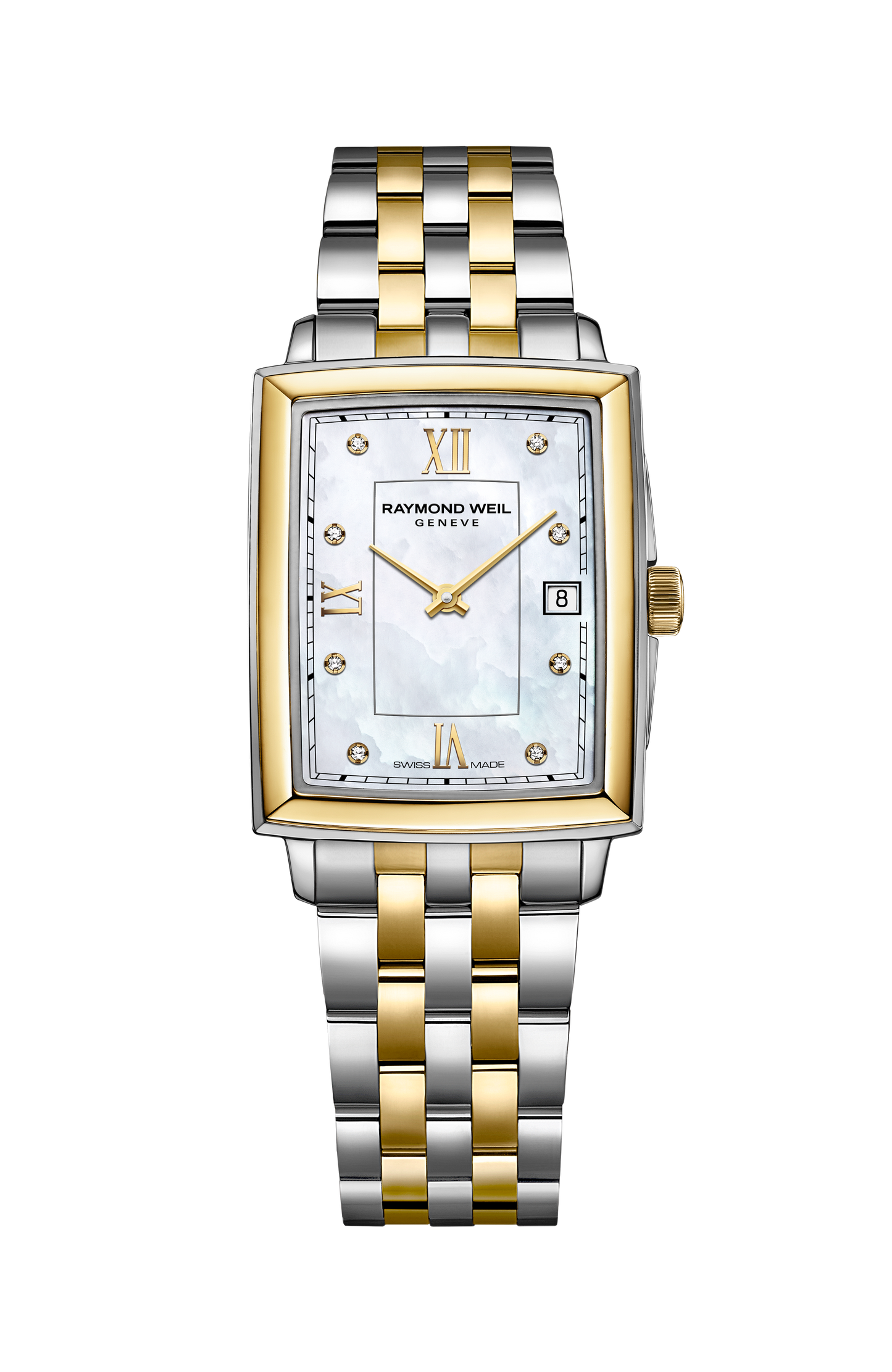 Toccata Ladies Two-tone Diamond Quartz Watch, 22 x 28 mm