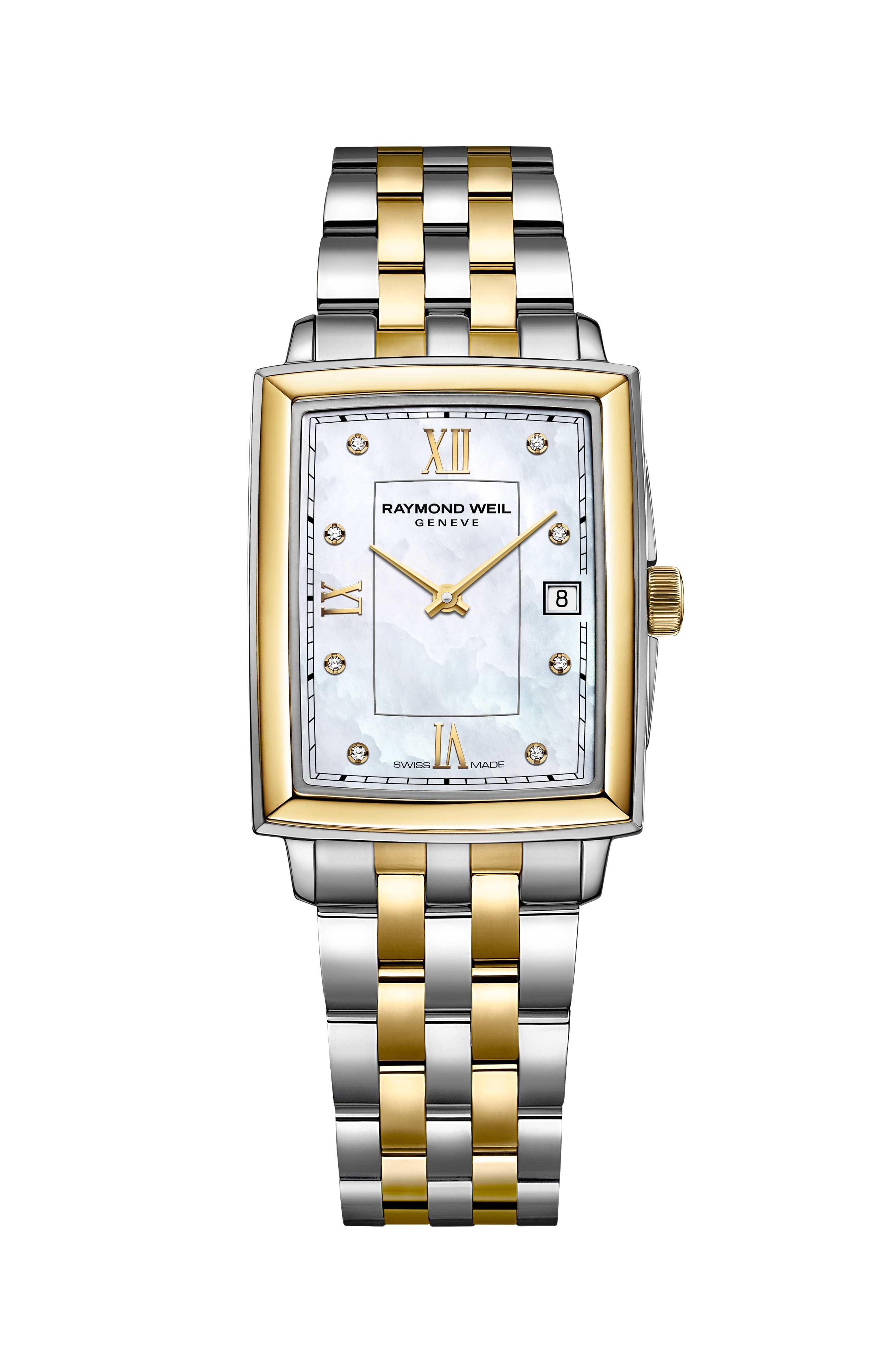 Toccata Ladies Two-tone Diamond Quartz Watch, 22 x 28 mm