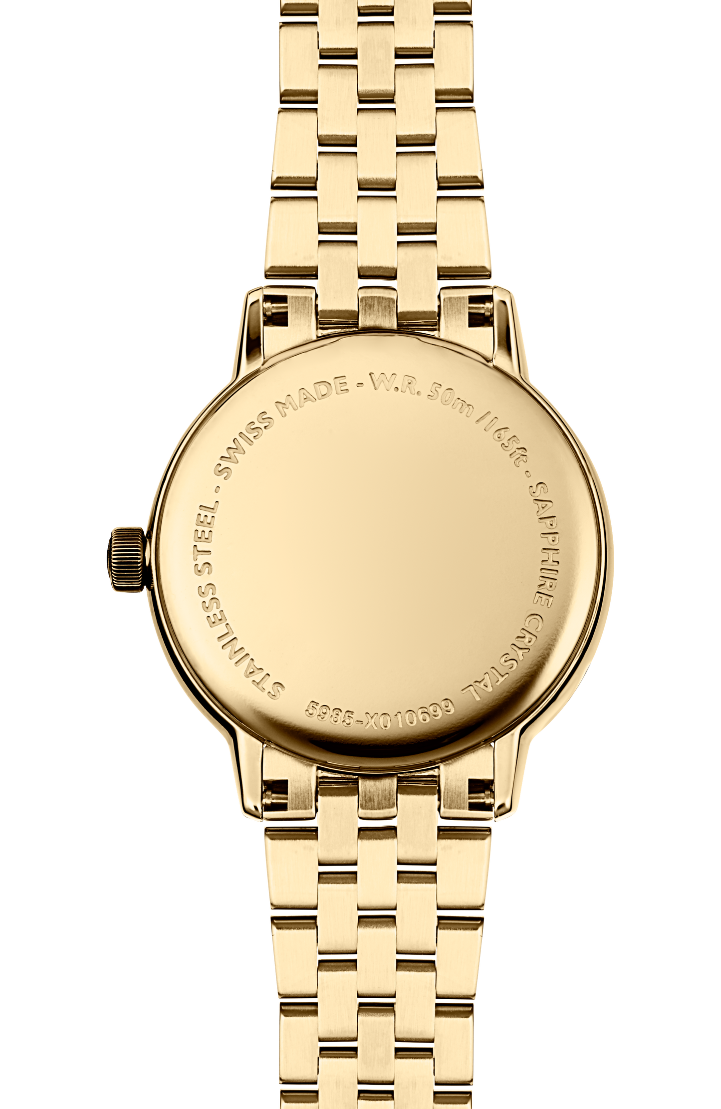 Toccata Ladies Gold PVD White Dial Quartz Watch, 29 mm