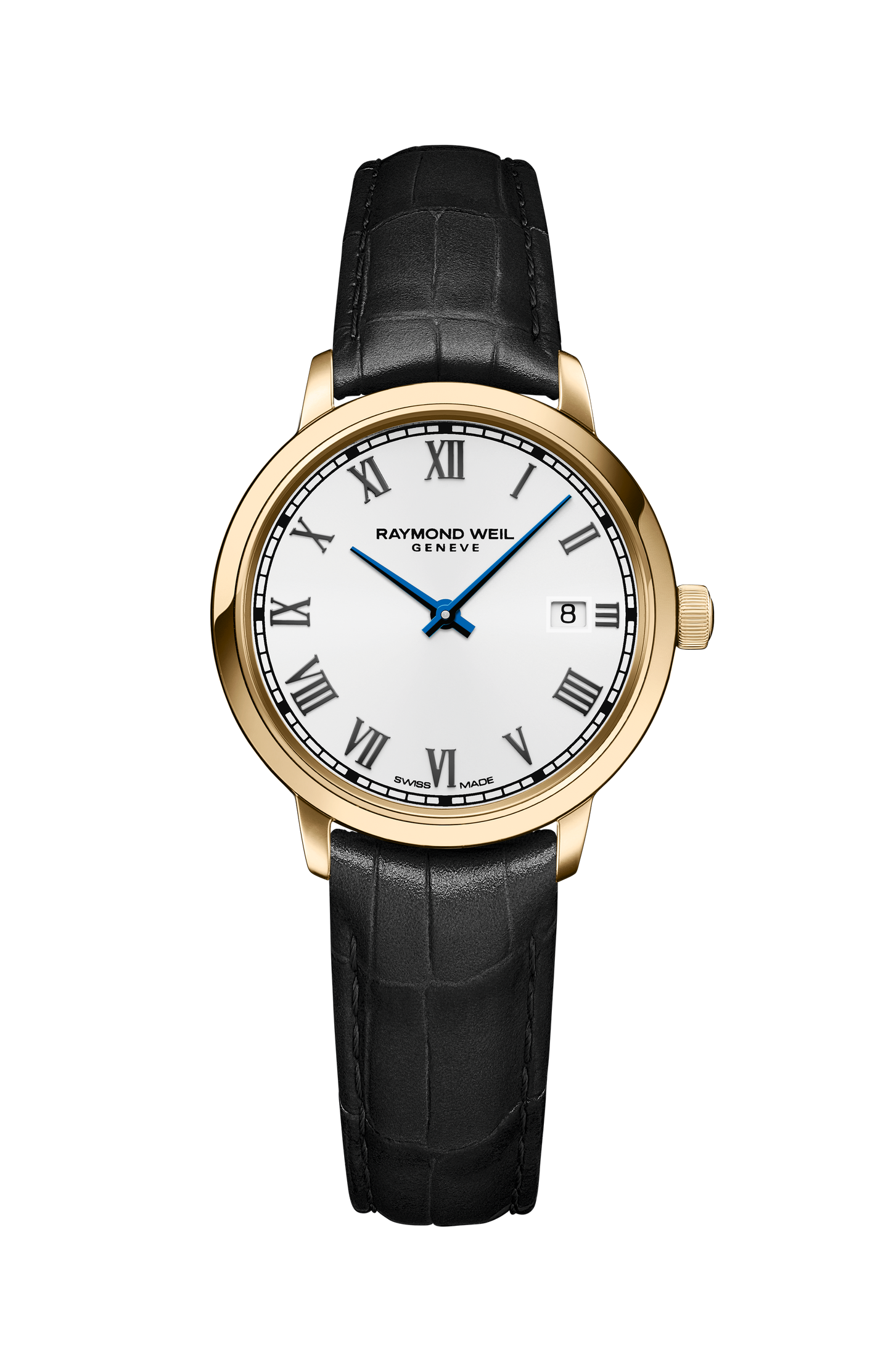 Toccata Ladies Gold PVD Leather Quartz Watch, 29 mm