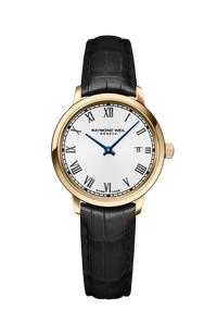 Toccata Ladies Gold PVD Leather Quartz Watch, 29 mm