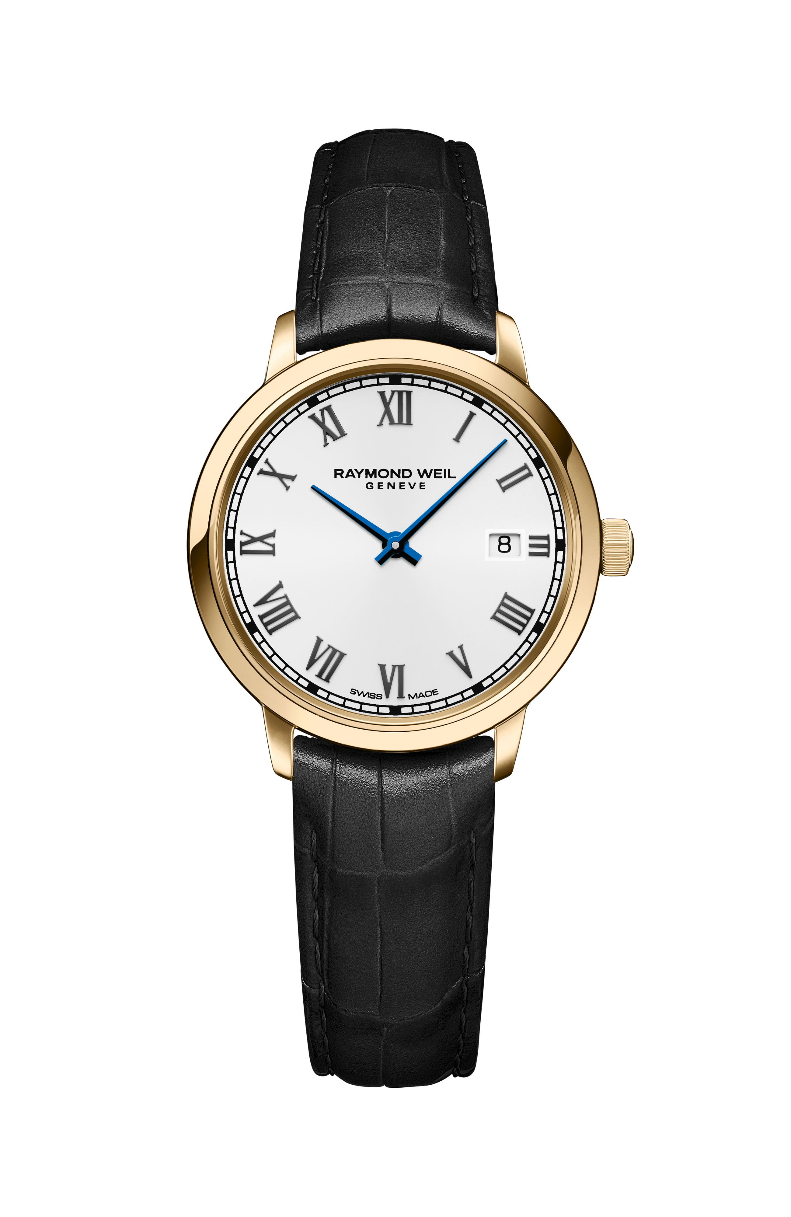 Toccata Ladies Gold PVD Leather Quartz Watch, 29 mm