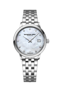 Toccata Ladies White Mother-of-Pearl Diamond Quartz Watch, 29 mm