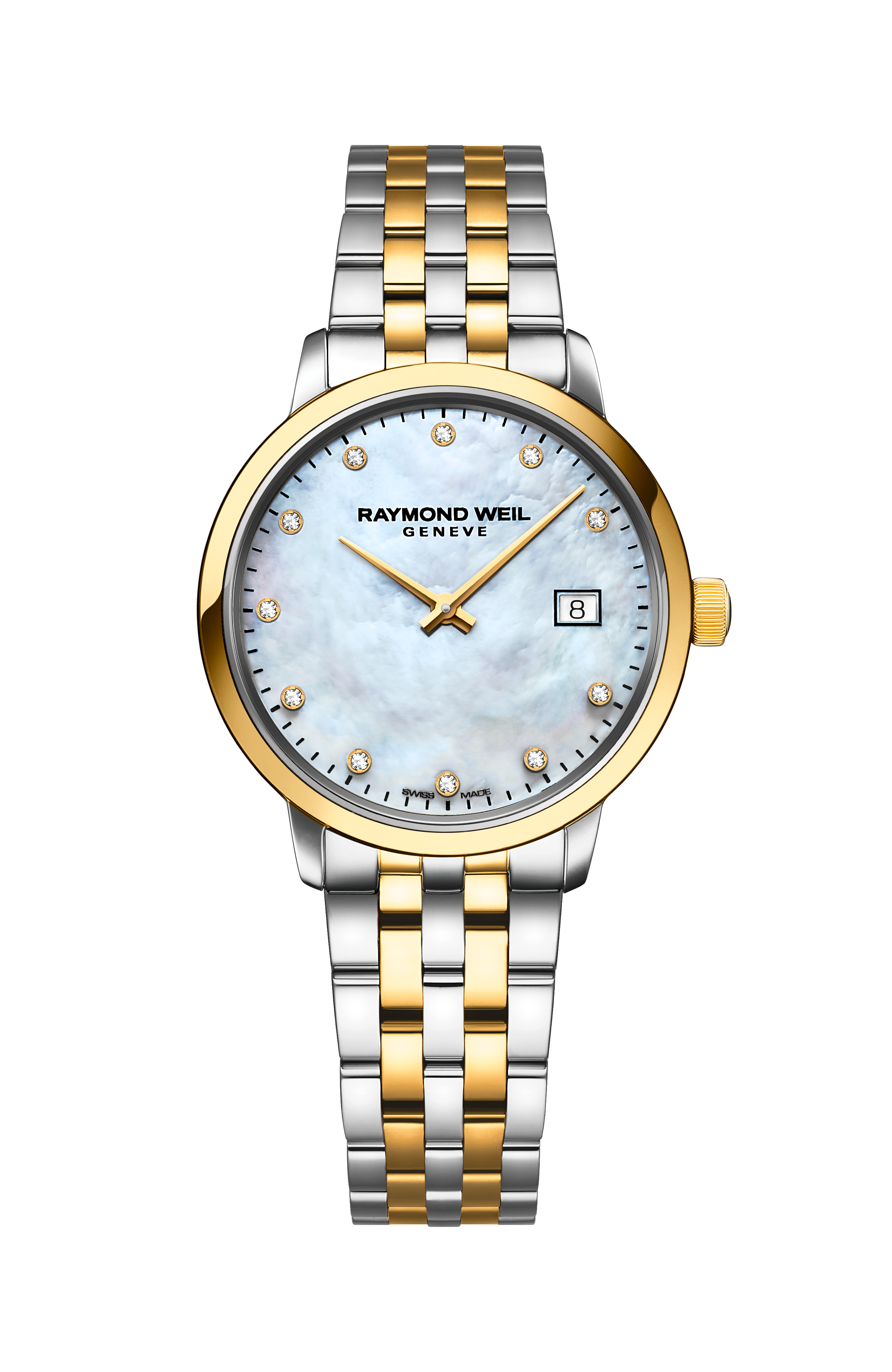 Toccata Ladies Quartz Two-tone Gold 11 Diamond Watch, 29 mm