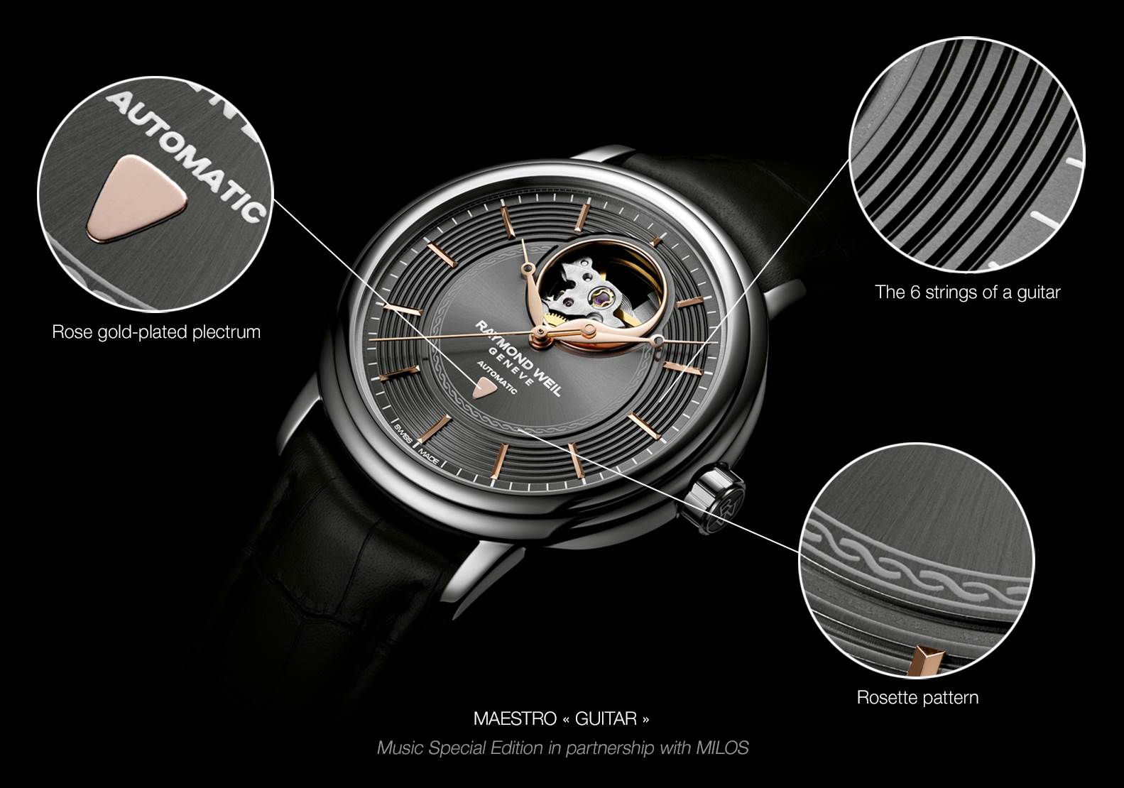 RAYMOND WEIL BRINGS MUSIC INTO ITS WATCHES WITH THREE UNIQUE MUSIC SPECIAL EDITIONS RAYMOND WEIL