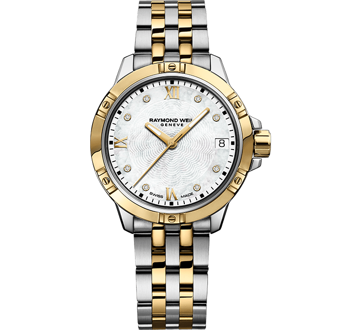 yellow gold diamond watch