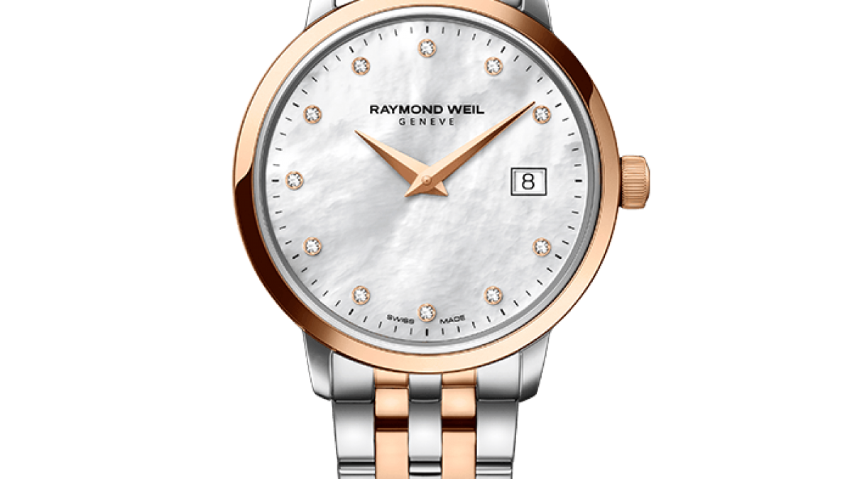 Ladies Rose Gold 11 Diamond Quartz Watch - Toccata | RAYMOND WEIL