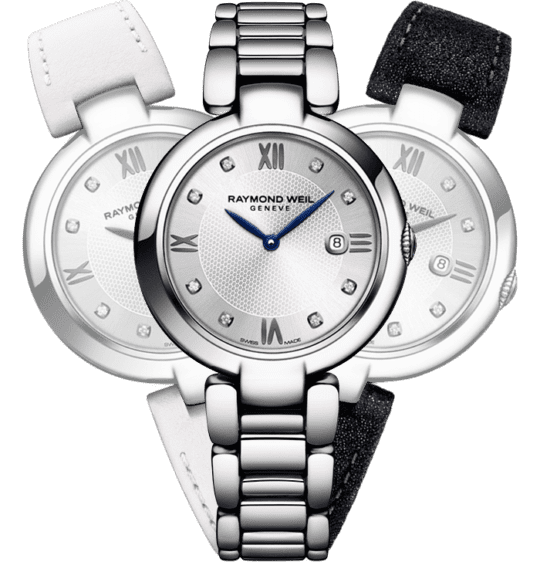 Ladies 8 Diamond Interchangeable Strap Bracelet Watch- Shine
