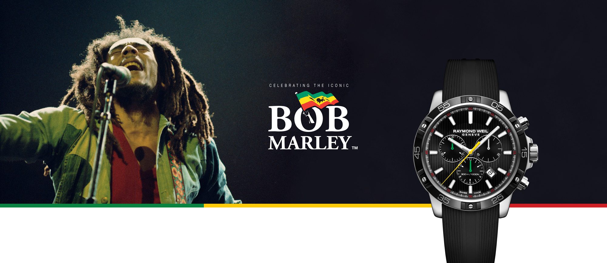 Bob Marley Special Edition Tango 300 Chronograph - RAYMOND WEIL
