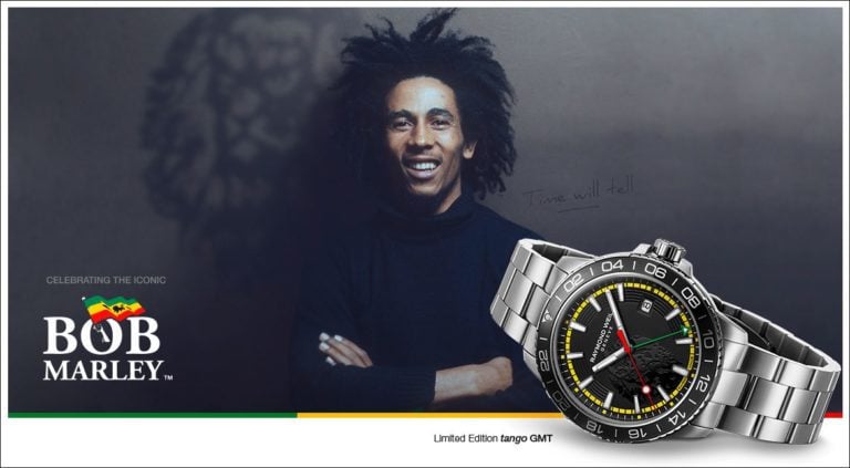 THE NEW TANGO GMT BOB MARLEY LIMITED EDITION TIMEPIECE