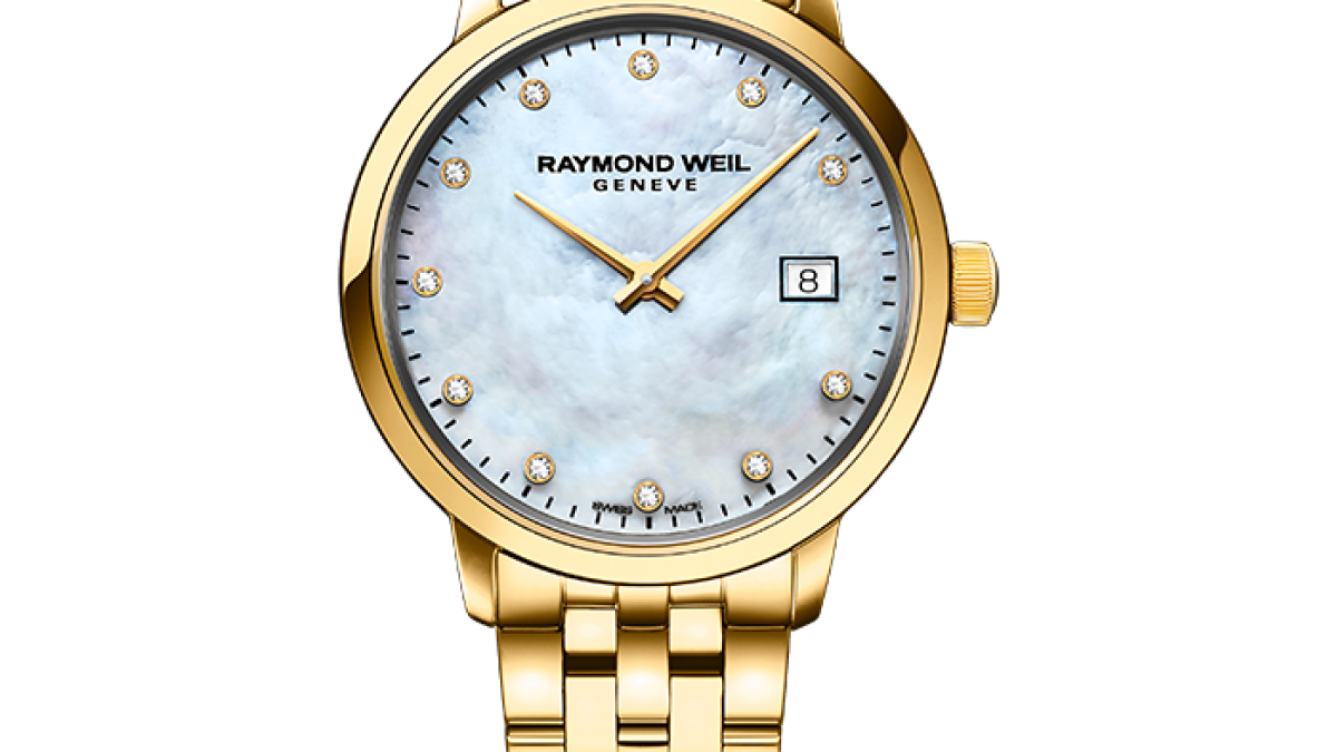 Ladies Classic Gold 11 Diamond Quartz Watch - Toccata | RAYMOND WEIL