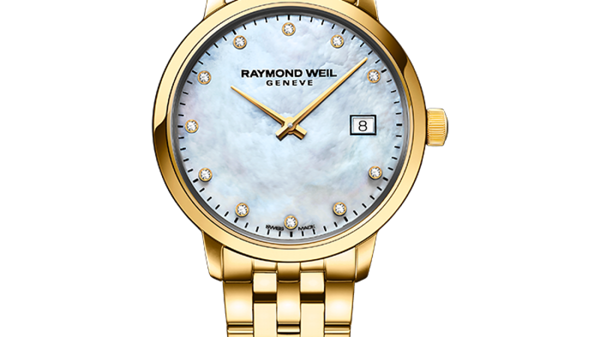 Ladies Classic Gold 11 Diamond Quartz Watch - Toccata | RAYMOND WEIL