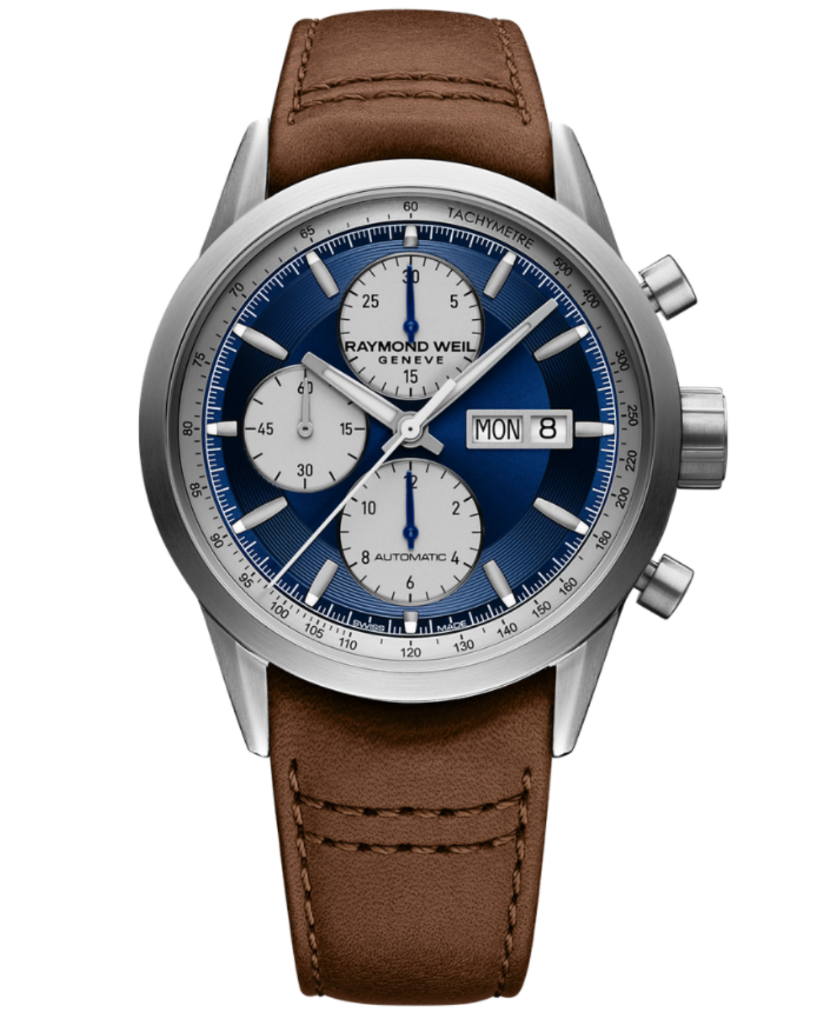 Men's Chronograph Leather Watch - Freelancer