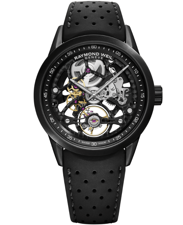 Freelancer Calibre RW1212 Skeleton Men’s Automatic Black Watch, 42mm