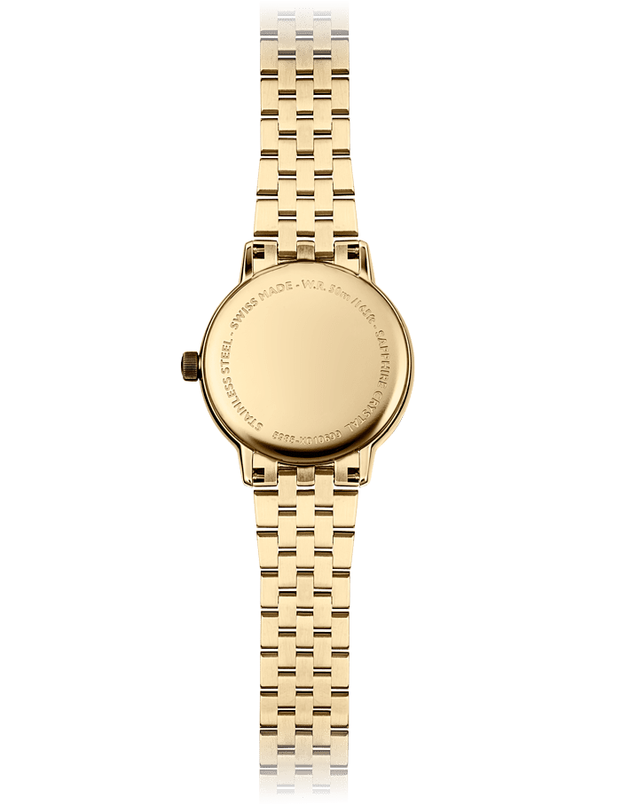 Ladies Gold PVD White Dial Quartz Watch - Toccata | RAYMOND WEIL