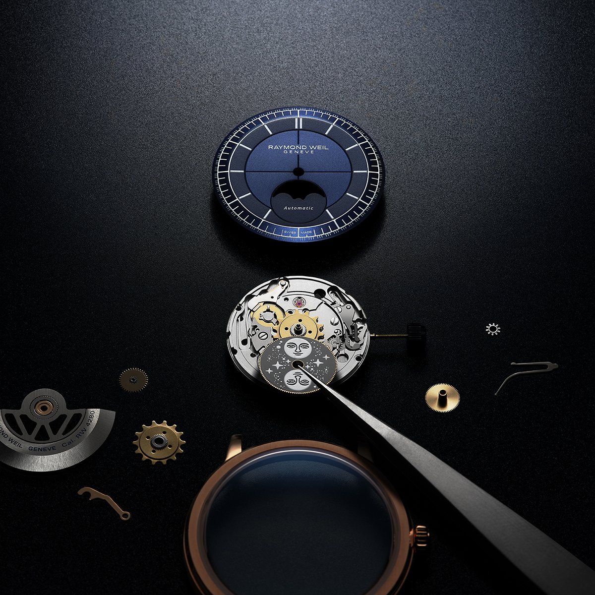 Men's Automatic Moon Phase Watch - Millesime | RAYMOND WEIL