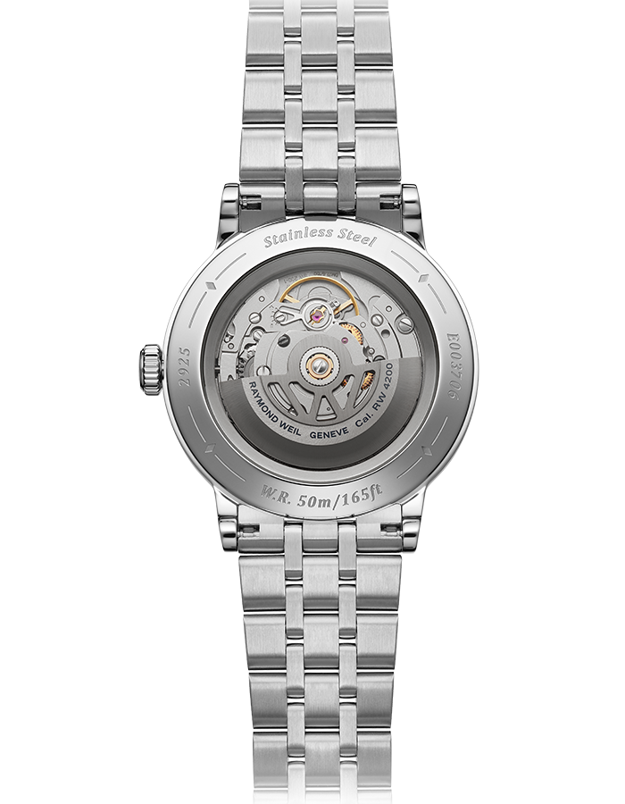 RAYMOND WEIL ミレジム　2925-STC-60001 Men's Automatic Black Leather Strap Watch - Millesime